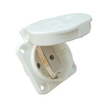 PCE 105-0W 16A 230V 다용도 판넬 매립형 뚜껑 콘센트 3PIN 산업용 플러그