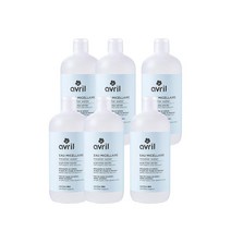 아브릴 알로에베라 미셀라 워터 500ml Avril Eau micellaire au jus daloe vera, 6팩