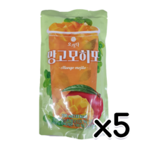 망고모히또 아이스파우치음료 230ml x 5개, 상세페이지 참조