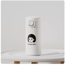 킹콩 ZOWUKI 보온보냉 이니셜가능 원터치 텀블러, 280ml, 모젤2