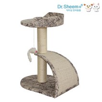 na 고양이 S라인 넓은 스크래쳐 라운드형 2개 기둥형 반려묘 고양이놀이공간 숨숨집 발톱갈기, ▒이.제품.선택◈
