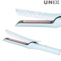 UNIX 헤어스타일러 매직기 고데기 무빙발열판 PTC히터, 유닉스 블루밍헤어스타일러A2711PF