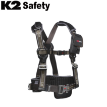 K2 상체식안전벨트 KB-9101 엘라스틱 싱글(안전고리 빨강), 1개
