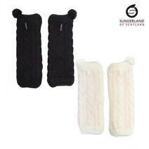 선덜랜드 여성 방한 니트 발토시 워머 - 16042FW39, 블랙