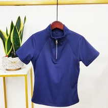 승마복 승마바지 승마가방 승마 바지 승마조끼 승마양말 승마헬멧 승마부츠 보호복 슬림핏 지퍼 반팔 승마 베이스 레이어 여성 승마 탑 옷 피트니스 승마 셔츠 골프 베이스레이어, 해군, l