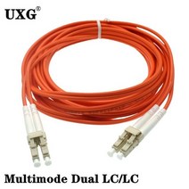 서브모니터 보조모니터 노트북보조모니터 포터블모니터 10000m multimode core fiber jumper dual lc sc fc to double lc fc st sc, 더블 lc-lc, 60m