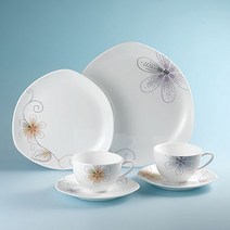 행남자기 비윰 다과 6p~ 품질좋은 국산 본차이나 제품!! 커피잔2인조+삼각접시2p~~