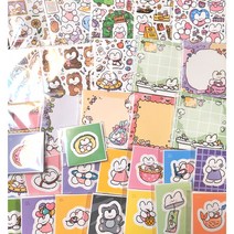 [아림달님] ALL 보리 1.5배 랜덤박스 떡메모지 인스 도무송 다꾸랜덤박스 문구랜덤박스 어린이선물 학생선물, 스티커(인스+도무송)