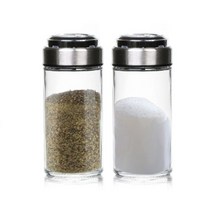 주방 글라스 양념병 90ML 2P세트 조미료통 유리 소금 후추 가루통, 단품