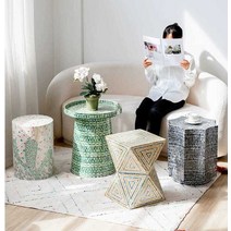 수입 오두막 테이블 거실 테이블 소파 미니 북유럽 미니협탁, L