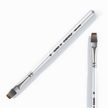 미술 구성붓 평붓 화방 도구 용품 바바라 실버 2호 1p