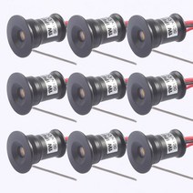 직부조명 12V 쿠커 후드 미니 실내 Downlight 디 밍이 가능한 Led 명소 캐노피 1W 15mm RGB 계단 캐비닛 빛, 02 White Housing_02 120 Degree, 02 12V 2700K