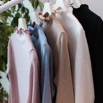 메리앤유 꼬불이디테일 포근하고 뽀송한 이너반폴라