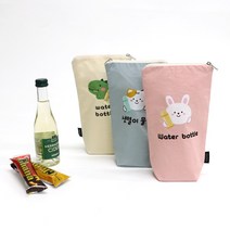 세맘스 양면방수 주세용! 네임 물병파우치, 1.물병 곰, 아이보리