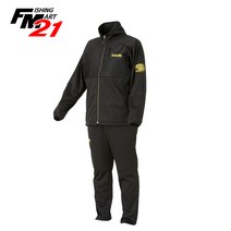 선라인 방풍후리스슈트 SUW-01202 낚시복 내피, 블랙4L