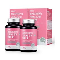 칼로바이 녹차카테킨 가르시니아 더블컷 67.2g, 67.2g × 2개