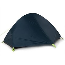 Naturehike 공식 숍 텐트 1인용 솔로 텐트 경량 컴팩트 전실 첨부 캠프 자립식 내수압 4000㎜ 2중층 등산 텐트 사이클링 투어링 자전거 여행 초경량 캠핑 3시즌(20D실나일론), 네이비(20D나일론)