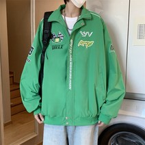 YAPOGI봄가을 아우터 남성 루즈핏 캐주얼 점퍼 트렌드 코디 야구복