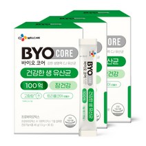 CJ 바이오코어 건강한 생유산균 100억 30포 + 쇼핑백 증정, 30포 x 3박스