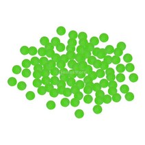 스마트전자찌 민물전자찌 캐스팅볼 낚시 플로팅 찌 형광 드리프트 볼 폼 스트라이크 표시기 플로트 부력 공, 13 6mm Green 100PCS