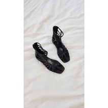 [BEST SANDAL 베스트 글레디에이터슈즈] 시크한블랙컬러 플랫 낮은굽 뒷지퍼 앵클부츠스타일 봄 여름 가을 겨울 썸머 바다 반바지 린넨팬츠 롱스커트 코디용 스트랩 샌달