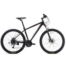 AE 유압식 시마노 27단 27.5 인치 MTB 자전거, 블랙/레드, 95%조립시, 15인치