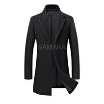 가을 남성 코트 슬림핏 남자 모직코트 롱코트 모직