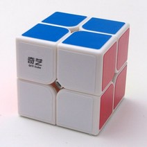 최신 QiYi-QiDi S 2x2x2 매직 스피드 큐브 두뇌 티저 장난감 퍼즐 입방체 2x2 어린이 스트레스 방지 네오 큐브 도매 완구, white