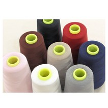 [원단쟁이] 오버로크용 봉제사 10종 E48, 4000m, 블랙