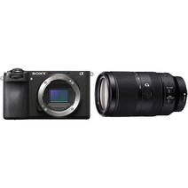 소니 APS-C 미러리스 카메라 알파 6700 본체 블랙 ILCE-6700, α6700+ 줌 렌즈 세트 + 본체+줌 렌즈