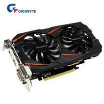 GTX970 기가 바이트 그래픽 카드 GTX 1060 WINDFORCE OC 3G NVIDIA GeForce PC GDDR5 192bit 메모리와 통, 한개옵션0