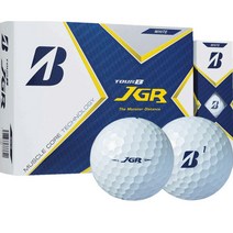 브리지스톤 골프공 TOUR B JGR 1팩(12개) 3피스 브릿지스톤 아울렛, 1.화이트
