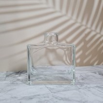 몰드몰 디퓨저용기 - 사각베이직유리(100ml), 용기+유리캡(대