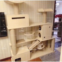 고양이 캣타워 고양이놀이터 고양이캣타워 숨숨집 diy 반려묘 놀이터, 파라다이스 180x40x218