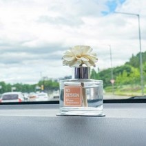 노디자인 차량용 디퓨저 120ml 가정용 방향제 고급 선물 남친 생일 인테리어 차량실내 악세서리 명품 클립, 화이트코튼