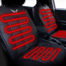 자동차 온열시트 12V 디엘 프라임 차량의자열선 퀄팅 가죽