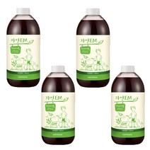 [이엠코라존] 자연EM(1L) 4개 활성액 배양액 천연탈취제 쌀뜨물발효액 냄새제거탁월, 1L*4
