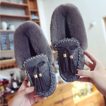 차이온 왕따뜻 스웨이드 태슬 모카신 2.5cm