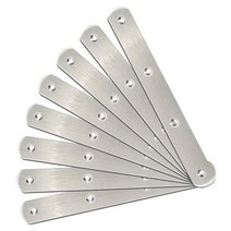 보강철물 파이프 평철 스텐일자 연결대 7호 4H25T124, 8개