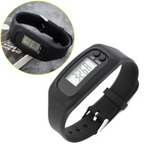 만능 스마트 밴드형 만보기 시계 만보계 만보시계 손목 팔찌, 블랙(25cmx2.8cm)