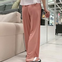여성 팬츠 바지 데일리 프리즈 골지 찰랑 밴딩