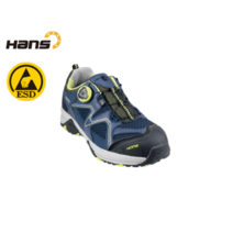 [한스] HS-77-SF 다빈치 안전화 4인치 보통작업화 정전화 단화