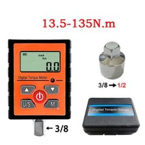 디지털토크렌치 Digital Display Torque Meter Wrench Torsional Dynamometer 3 Woking Modes Adjustable T, 02 A-K135 13.5-135Nm