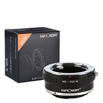 [정규 대리점]K&F 미놀타 MD-CANON EOS M 마운트 어댑터 렌즈 크로스 첨부 md-eosm (KFEOSM)
