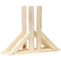 아이베란다 원목파티션 소나무 나무파티션, [지지대]요자 지지대(2개 1세트)_대