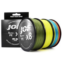 오늘출발 Jof 8합사 500M 낚시줄 1.0호~8.0호, 그린