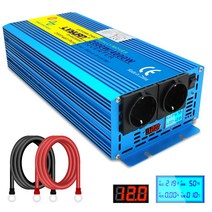 다운트랜스 슈퍼캐패시터 차량용 인버터순수 사인파 자동차 인버터 DC 12V AC 220V 전압 변환기 2000W EU, 03 12V EU 2000W-4000W