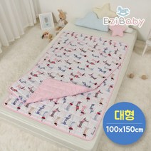 [이지앤베이비] 이지베이비 아기순면누빔패드 퍼피핑크(대형) 신생아매트 유아이불, 상세 설명 참조