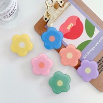 mh_핸드폰사은품 스마트폰 아크릴그립톡 스마트톡 에폭시그립톡 꽃그립톡 사은품 그립톡 예쁜그립톡 거치대, 원형그립톡(랜덤)
