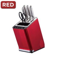 칼소독기세트 나이프 살균 소독기 젓가락 uv 젓가락 기 건조기 스마트 젓가락 홀더, 빨간색, 씨엔